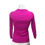 J.Crew Women's Pink Crewneck Long Sleeve Knit Crop Tee Shirt Sweater Top Size S Photo 1