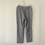 Max Studio  Black Beige Houndstooth Pull On Career Pants Elastic Waist Size S Photo 2