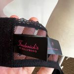 Frederick's of Hollywood  Mesh Top Y2K 2000s Glam Gothic Coquette Black Small Photo 2