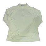 Champion  Women's Medium Light Green Quarter Zip High Neck long Sleeve Sweatshirt Photo 0