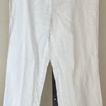Eileen Fisher  White 100% Linen Pants Photo 0
