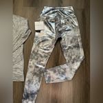 Yoga workout sweatshirt and leggings XS Gray Photo 2