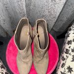 Old Navy  Tan Ankle Booties Suede Slip-On‎ Photo 1