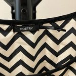 Poetry  Black and White Zigzag Mini Dress Photo 3