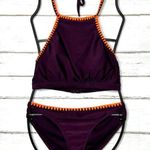 Seekers Australia Purple Orange Bikini Swimsuit Size 10 Photo 0