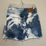 Levi's Levi Strauss Tie Dye Denim Skirt Womens Size 26 Raw Hem Levi’s Photo 9