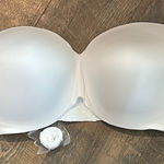 Maidenform  Sweet Nothings Perfect Coverage Strapless‎ Bra Women Size 40DDD White Photo 0