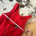 FERA Wool Blend Ski Bib Size 12R Red Photo 4