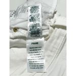 frame denim Women's Le Skinny Jenne Crop Cotton Blend Ripped Jeans White Size 28 Photo 12