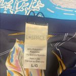 l*space L’ Navy Leaves Floral Bikini Bottom Photo 1