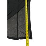 Hello Molly  Black Ruched Fitted Midi Dress Women Size 6/Medium NWT | 56-26 Photo 7