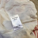 Lulus S Sleeveless Emilia Rae White and Red Striped Ruffle Culotte Jumpsuit Photo 13