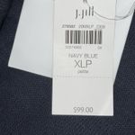 J Jill Textured Sweater Jacket Size XLP Cardigan Navy Pockets Stretch Knit NWT Blue Photo 6