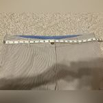 Talbots Weekend Chino striped Cropped pants women’s size 16 tan and white Photo 11