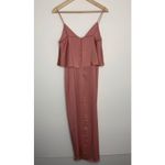Shona joy Luxe Cocktail Frill Midi Dress Rose Women's US 4 Small Photo 15