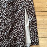 Paige  Delfina Leopard Print Skirt Photo 3