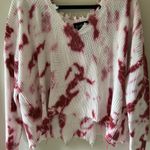 Runway Distressed Tie Dye Oversized Sweater Size M Photo 2
