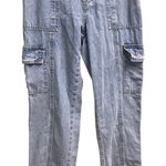 Sincerely Jules Cargo Jeans Size 3 Sz 25 Light Wash Denim Blue Photo 0