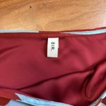 Sir. the Label Frankie Gathered Midi Skirt in Ruby Reflection Size SIR 2 US 6 Red Photo 8