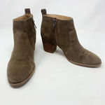 Madewell  The Brenner Heel Boot‎ in Tan Suede Photo 3