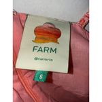 Farm Rio  Blooming Floral Crochet Embroidered Eyelet Pink Midi Dress Sz S Tiered Photo 6