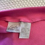 Pink Wide Neck 3/4 Sleeve Top Blouse Modern Knit Pullover Photo 3