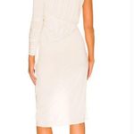 L'Academie Lily Midi Dress in Bone White XS Photo 1