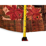 Handmade Boho Floral Embroidered Crossbody Bag Brown Red Patchwork Sling Purse Photo 8