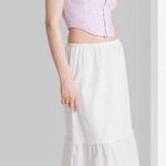 Target White Maxi Skirt Photo 0