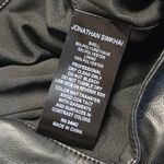 JONATHAN SIMKHAI Tessa Black Vegan Leather Tie‎ Waist Cropped Pant Size 4 Moto Photo 9