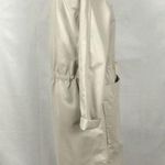 Baldwin Long Utility Jacket in Stone Ladies Sz XS Khaki Neutral Coat Cotton Photo 3