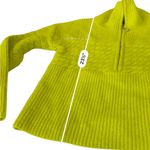 Central Park West Neon Green Half-Zip Sweater Size Small Photo 11