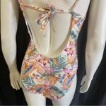 Hurley  Brand New Floral Multicolor Pink Monokini Swimsuit Medium Photo 7