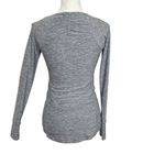 Athleta  Pacifica Top Long Sleeves Heather Gray Top Solana Active 405688 Size XS Photo 4