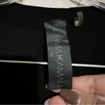 Norma Kamali Designer Black Deep V-Neck Rectangle Sexy Jog Jumpsuit Photo 9