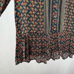 Maeve ‎ by Anthropologie Janie Flounced Peasant Blouse in Multi Size 4 Photo 2