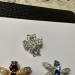 Lot Of 3 Pretty Fly / Dragonfly Insect Rhinestone Brooch Pins Photo 9