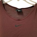 Nike  Pro Women's Burgundy Racerback Running, Group Fitness Tank Top Photo 7