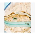 Guess Blue Green Shoulder Hobo Bag Faux Leather Minimalist Contemporary Photo 3