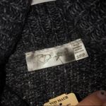 Von Maur NWT  Woman's Cowl Neck Charcoal Sweater Size Small Photo 2