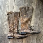 BORN Crown W82092 Gilmore Factory Distressed Tall Leather Riding Boots 8 brown Photo 1