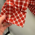 Lilly Pulitzer Lilly‎ Pulitzer Vintage White Label Button Down Shirt Women’s Size 12 Red Plaid Photo 3