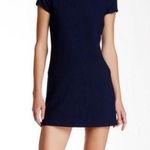 Alice + Olivia  Liv Drop-Waist Mini Shift Dress Navy Blue Size 2 Photo 0