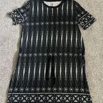 Tory Burch Bologan Knit Aztec Pima Cotton Drawstring Mini Dress Photo 2
