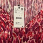 ZARA Pink Print Mini Dress Photo 2