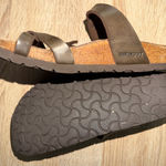 Birkenstock Mayari Mocha 38 / Size 7 Womens Brown Slip On Slides Used Photo 5