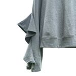 Who What Wear Women's Gray Bell Sleeve Sweatshirt Size M Photo 4