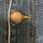 Maje  high waisted jean fringed short shorts woman size 36 button fly Photo 2