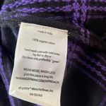 Mara Hoffman Tulay Midi Skirt Penny Plaid Black And Purple Photo 13