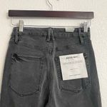 Good American NWT Women’s Jeans Washed Black Boy Distressed Button Fly Size 4 Photo 3